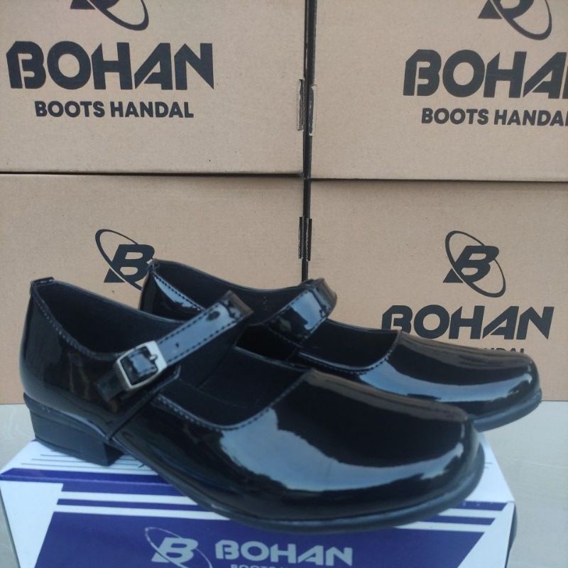 SEPATU  PASKIB WANITA PDH CEWEK KILAP HAK 3 CM KANTOR SEKOLAH PRAMUKA PDH KERJA WANITA SEPATU PERAWA