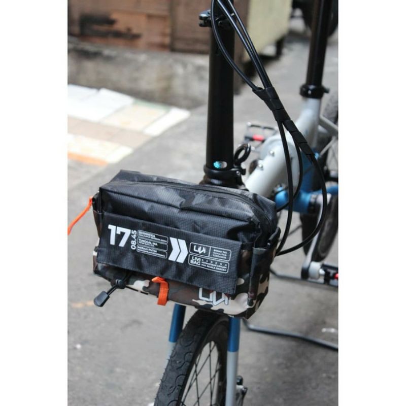 tas LIVI FRONTBLOCK bag premium sepeda lipat waist bag