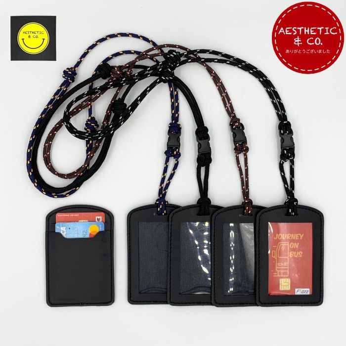 

Hari Ini Lanyard Id Card Name Tag Kulit 2 Slot Tali Paracord Mini Buckle V.02 Terlaris