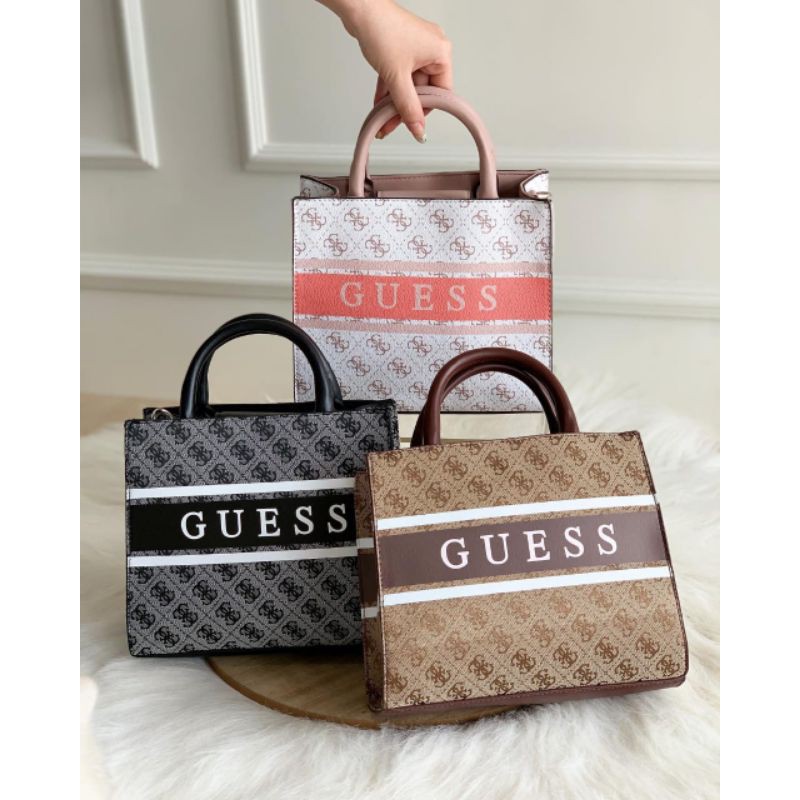 Guess Monique Mini Tote Bag Original / Guess Mini Tote Bag / Tote Bag Guess / Guess Bag