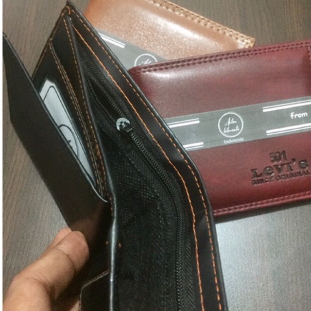 DOMPET LIPAT PRIA bahan kulit sintetis lokal pipa #dompet #dompetlipat #dompetcowok #dompetpria