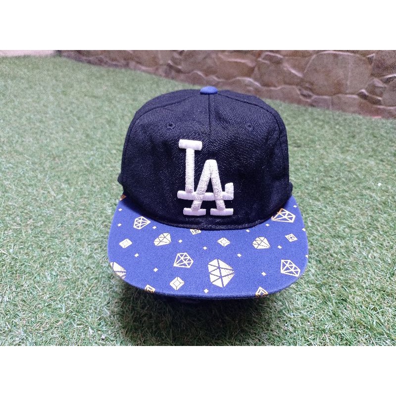 Topi Baseball snapback anak LA MLB second Original