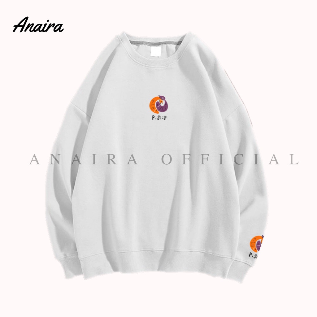 PISCIS SWEATER CREWNECK WANITA ANAIRAOFFICIAL