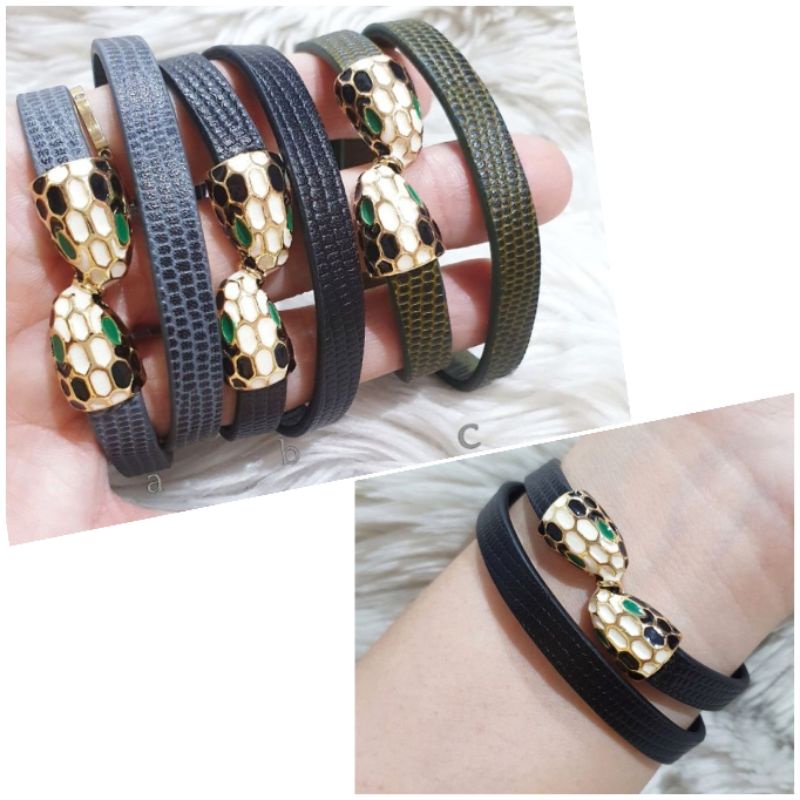 Gelang Kulit Fashion import Gelang Kulit branded band model lilit 8173 Premium Quality