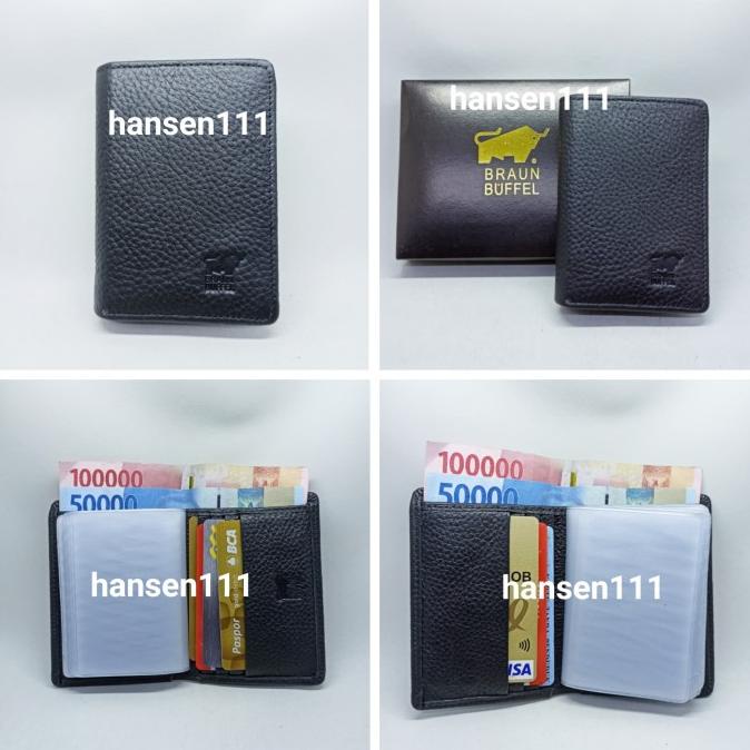 

BOLEH DROPSHIP DOMPET KARTU CARD HOLDER KULIT ASLI BRAUNBUFFEL