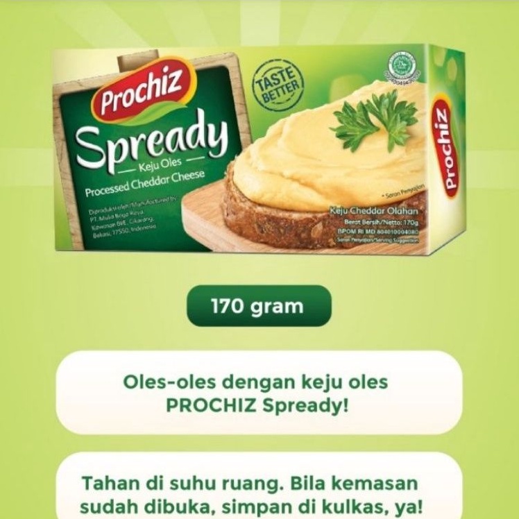 

Keju Prochiz SPREADY 170gr