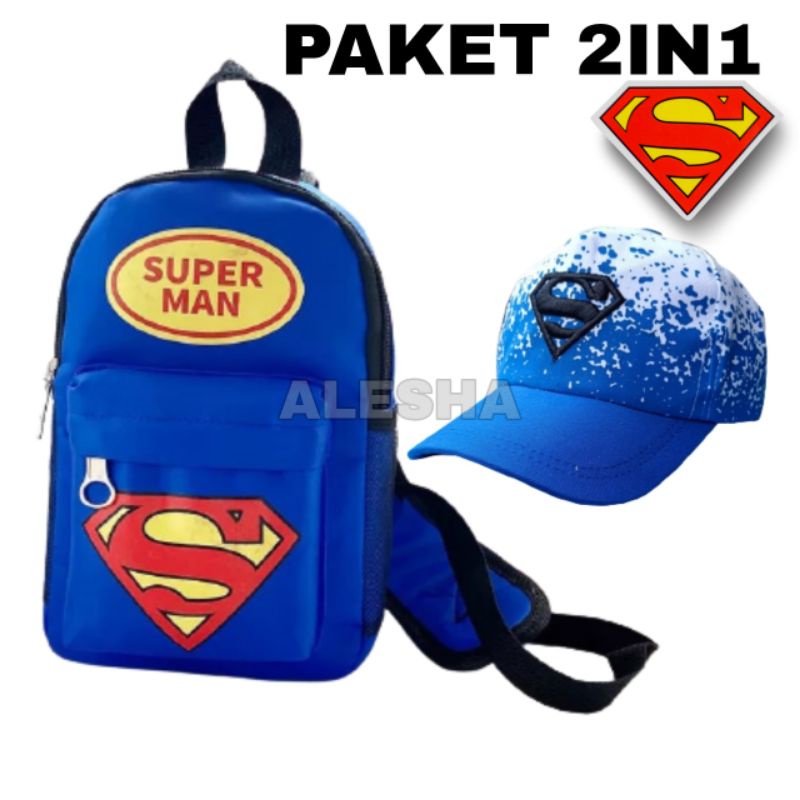 Termurah Wesbag anak laki laki, Waist Bag Anak Laki Laki Motif Superhero