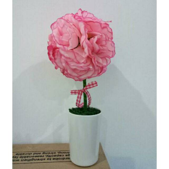 PB32 Bunga Topiary Palsu / Pot Bunga Topiary Palsu