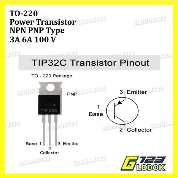 Transistor Switching Power Amplifier TR TIP 31 32 41 42 C NPN PNP