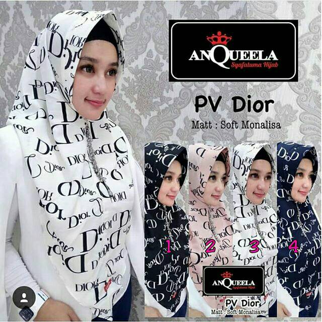 Jilbab PV Dior Anqueela