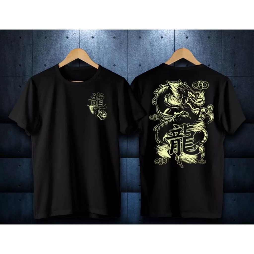 ANNAHOFFICIAL // BAJU KAOS KEREN / KAOS DRAGON WARIOR / KAOS NAGA EMAS / KAOS SAMURAI JEPANG / KAOS 