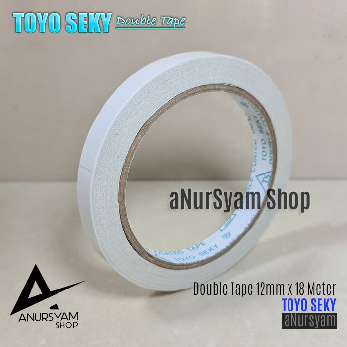 

Double Tape Putih 12 mm x 18 Meter TOYOSEKI