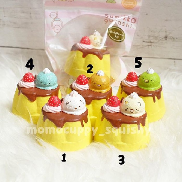 pudding Squishy Licensed by sumikko gurashi (ORIGINAL JEPANG)