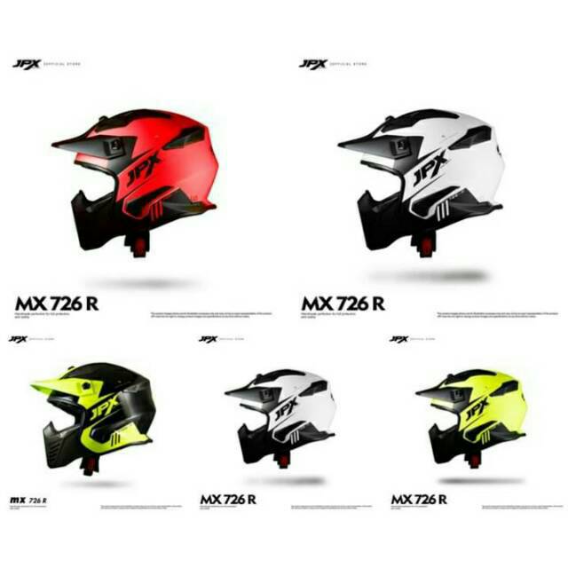 HELM JPX 726R SOLID_HELM JPX MX 726 R BLACK DOFF _HELM JPX MX 726