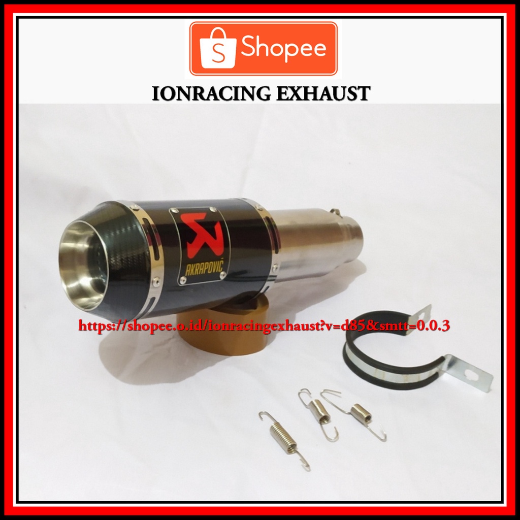 Knalpot racing Akrapovic gp M1 slincer only