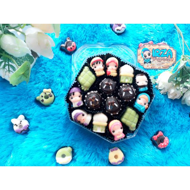 

Coklat toples karakter edisi lebaran idul fitri