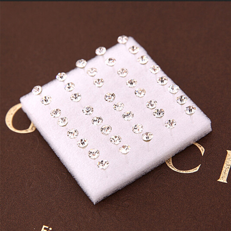 20 Pairs of Mixed Color Simple Combination Ear Stud Earrings Set Accessories Jewellery Fashion New Fashion Korean Cute Jewelry Earring Factory Wholesale