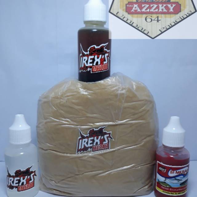 Campuran umpan pancing Lemak kuda irex s merah essen irex merah, putih dan blenok