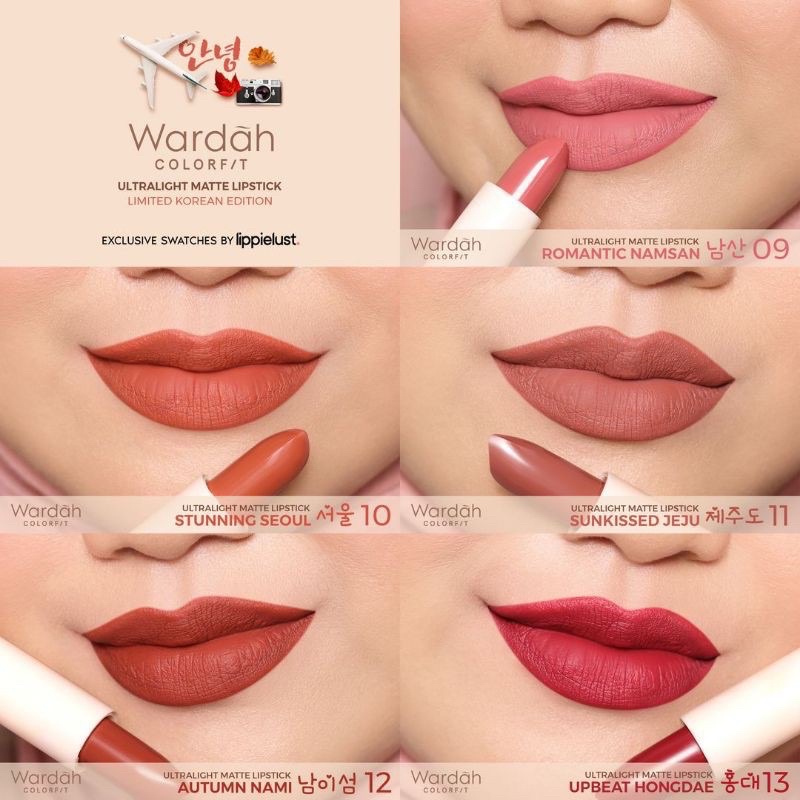 Wardah colorfit ultralight lipstik-korea edition