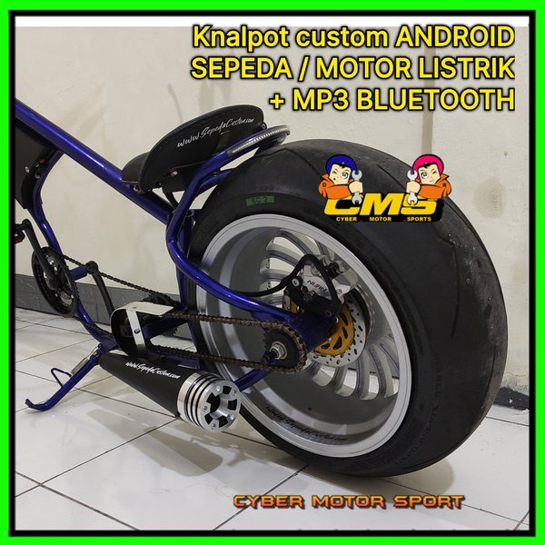 Suara gas throttle Motor atau sepeda listrik universal. sound booster