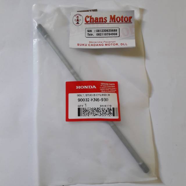 Baut Sunduk Tiger Panjang Original Ahm 90032-KN6-930