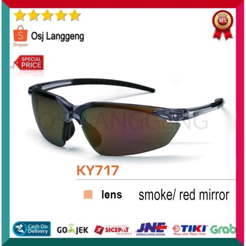 BISA COD |  Kacamata Safety Glasess King's Ky 717