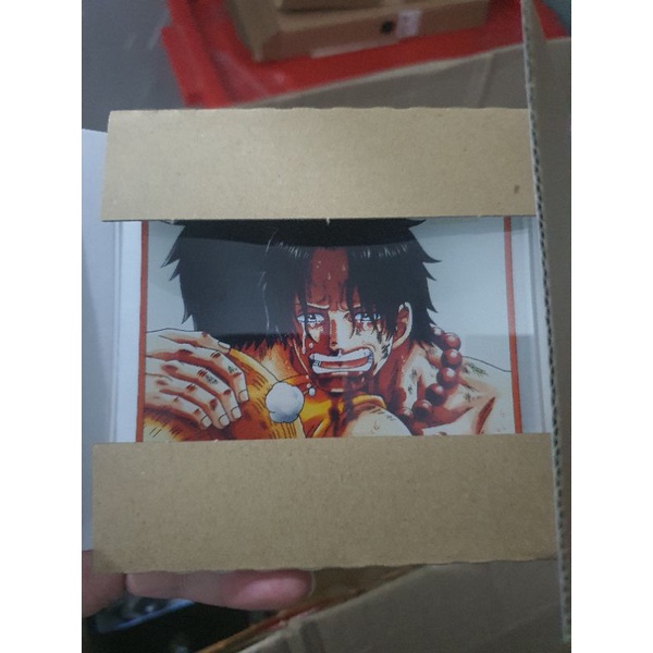 Piring One Piece Plate Fire Fist Ace Straw Hat Luffy Marineford Ichiban Kuji