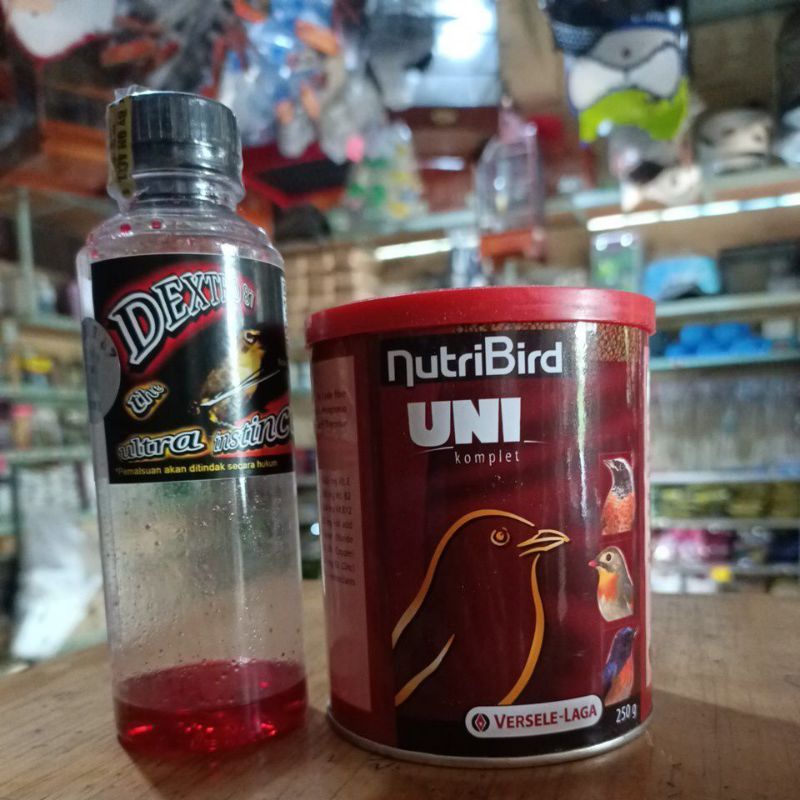 paket dextro 87 dan nutribird kaleng pleci original