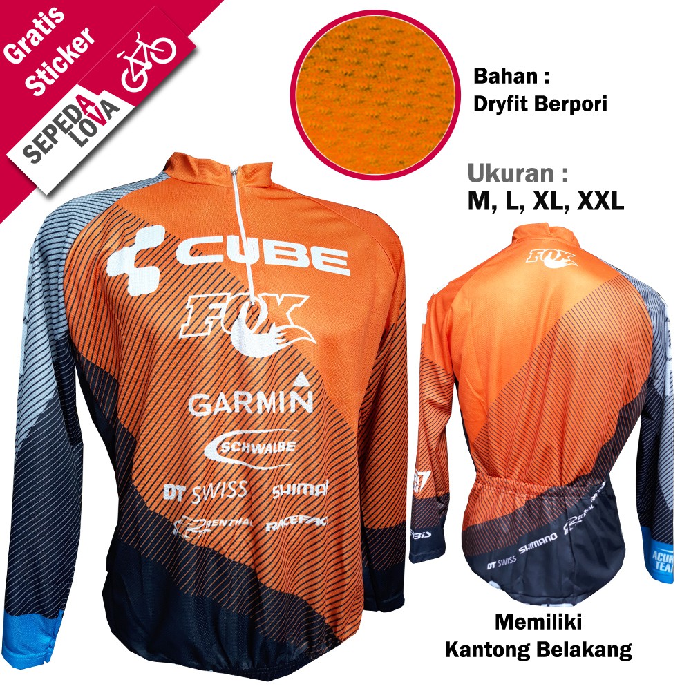 orange mtb clothing