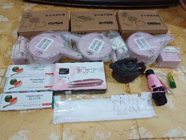 Go - H7001 Set Alat Parutan 12 In 1 / Mandoline Bulat / Alat Pengiris & Pemotong Kentang Sayur