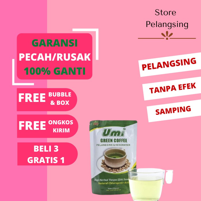 UGC UMI GREEN COFFEE COFFE COFEE HERBAL PELANGSING OBAT DIET HERBAL PENURUN BERAT BADAN