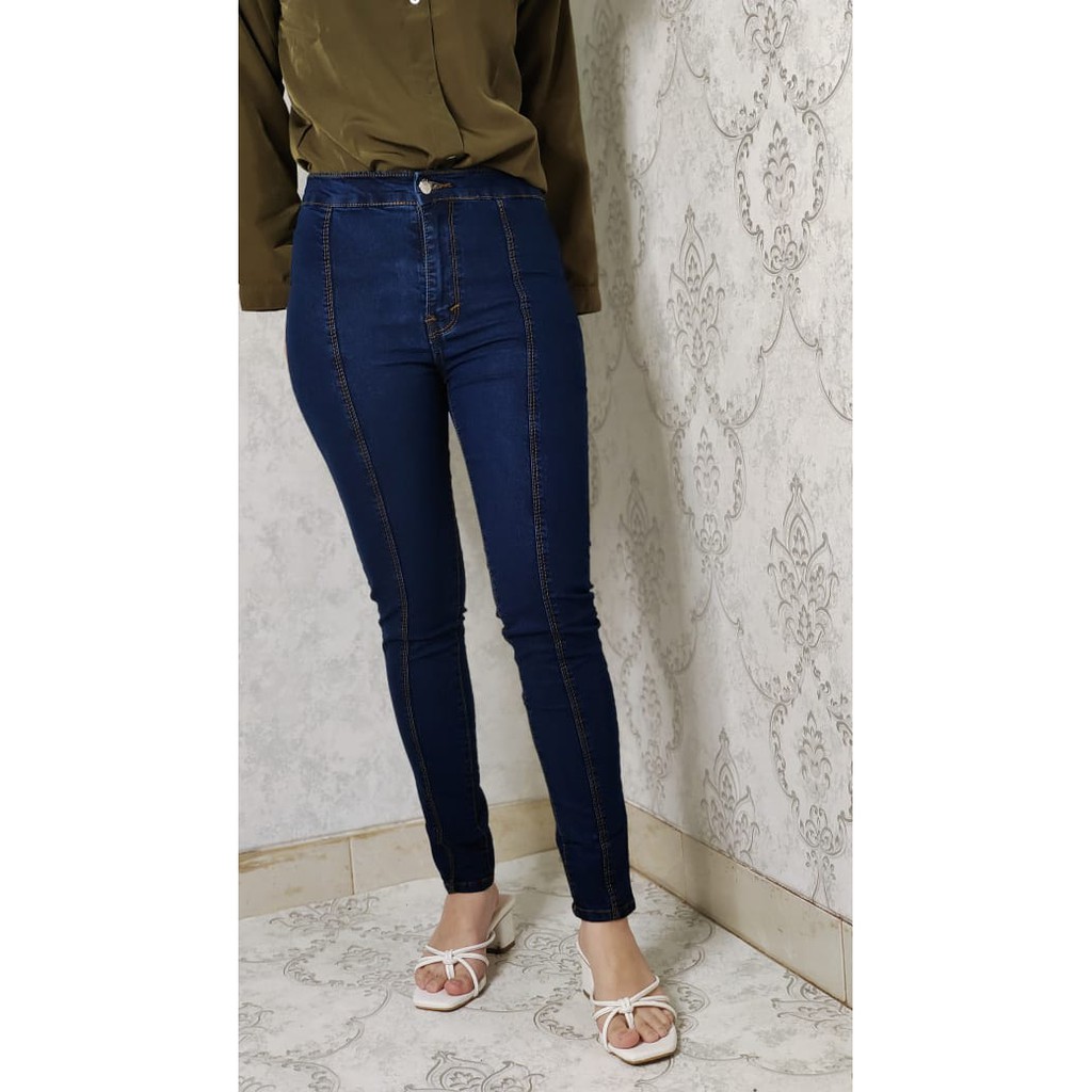 CATHERINE-JEANS FRONT LINE/JEANS WANITA NEW MODEL/CELANA WANITA TRENDY