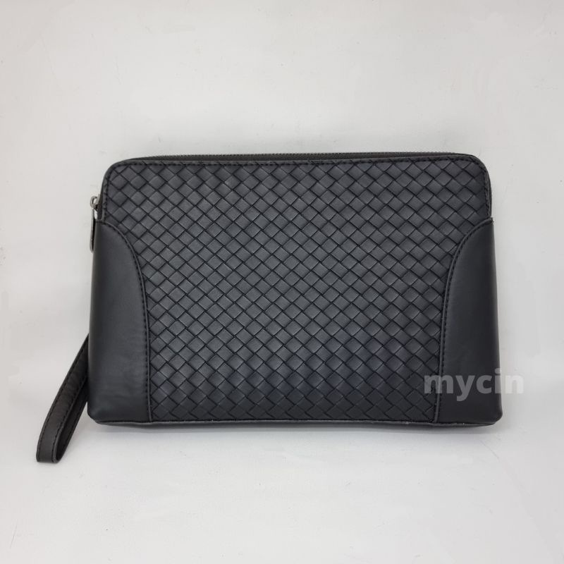 Handbag Kulit Besar/ Tas Tangan Tali Pendek/ Tas Genggam/ Clutch Wanita Pria (8303-2)