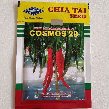 COSMOS 29 F1 Cap Kapal Terbang Benih Cabe Merah Besar Hibrida isi 10 gram