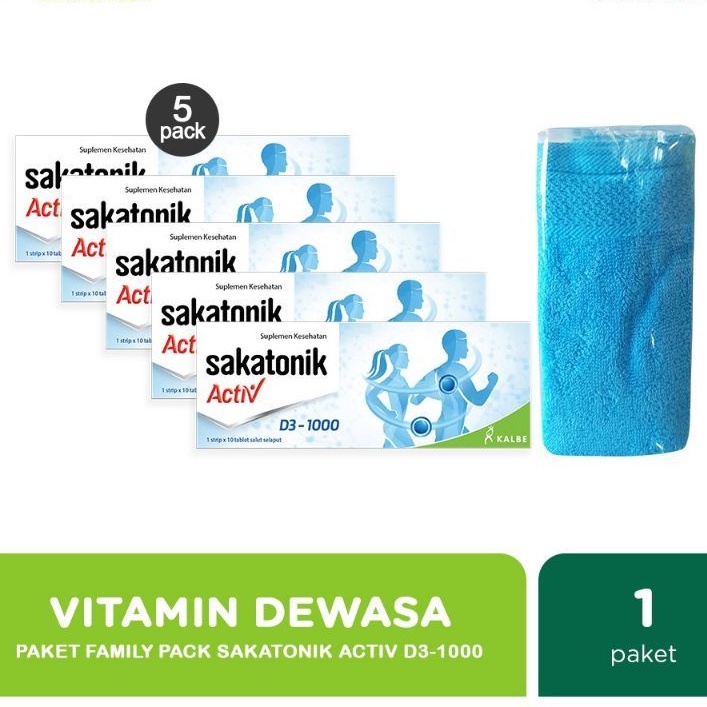 D3 1000 IU / PAKET SAKATONIK ACTIV