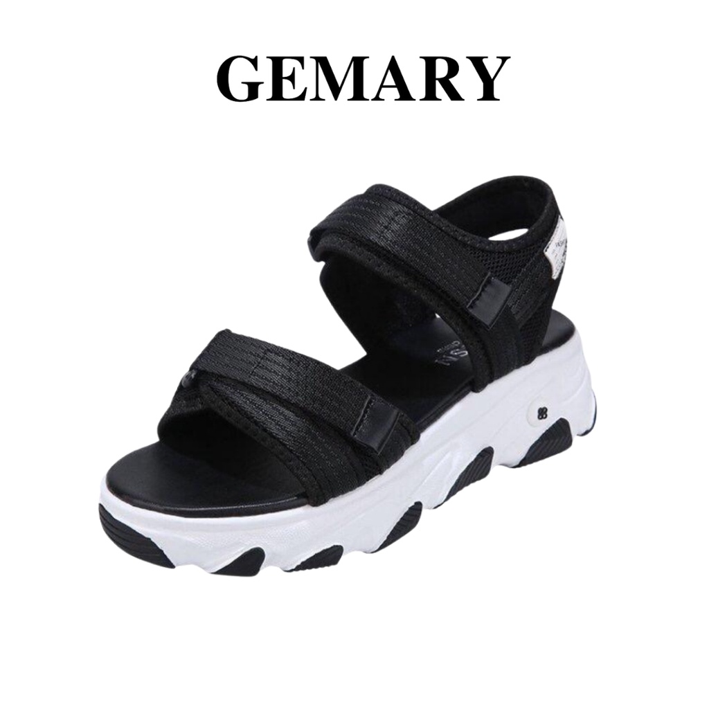 GMY Sandal Wanita ( SS300 ) Wedges Sandals IMPORT Fashion Korea
