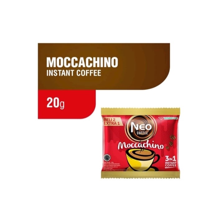 

Kopi Neo Coffee Moccachino 3in1 Instant Coffee 20 gram