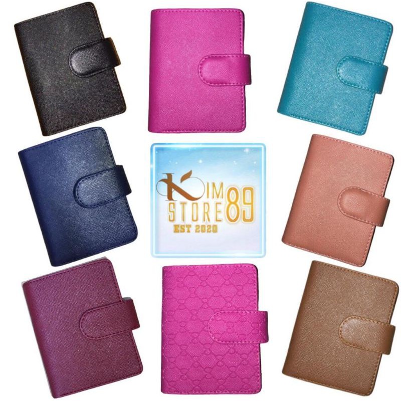 Dompet Kartu Nama Card Holder Pria/Wanita - Kancing