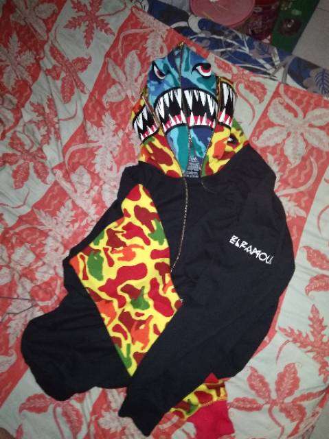 elfamous phantom double hoodie