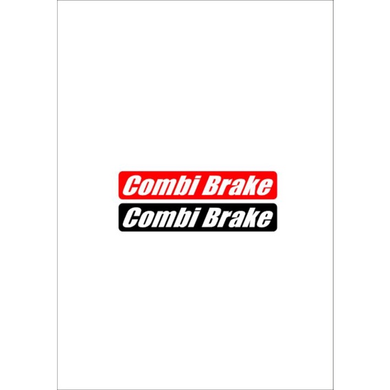 STICKER COMBI BRAKE CUTTING