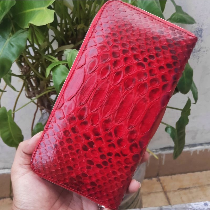 Dompet Wanita Panjang Kulit Ular Asli