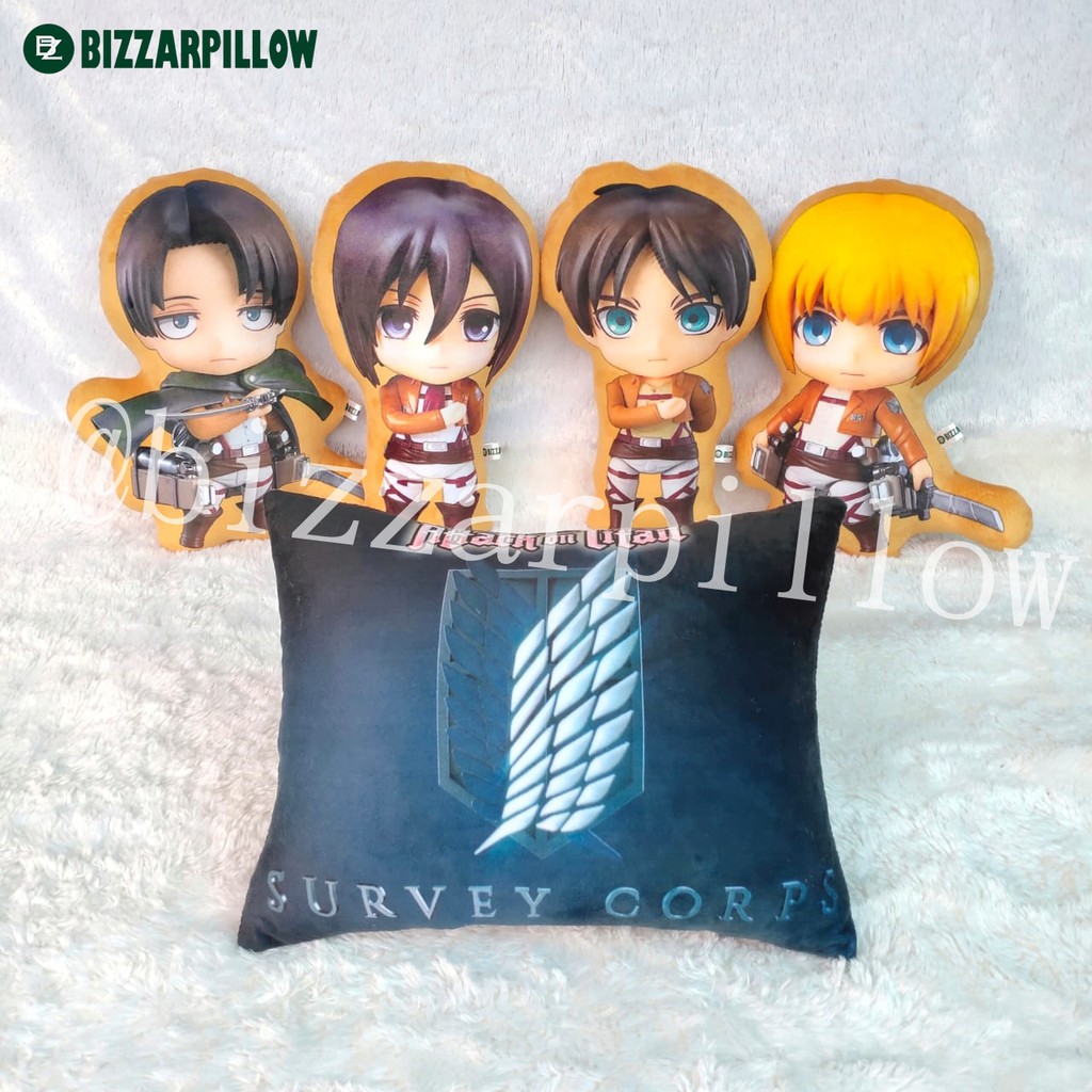 Bizzarpillow Bantal Karaker Attack On Titan BZ195