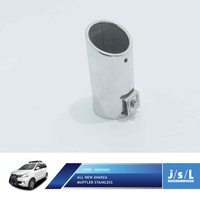 Aksesoris Fariasi Tambahan Toyota Avanza 2008  2011 Ujung Knalpot Chrome Muffler Cutter