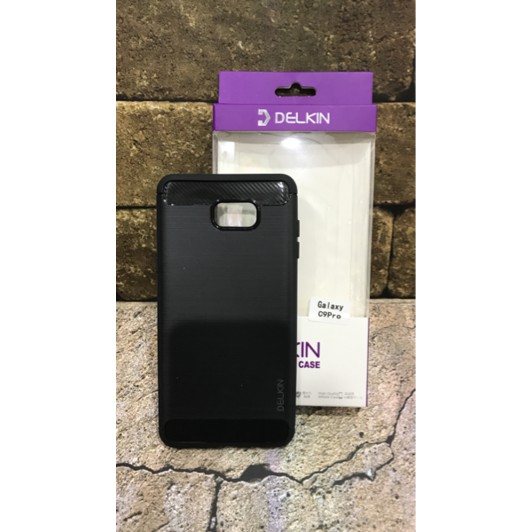 SoftCase Delkin Carbon Fiber Samsung C9 Pro (Rubber/Case/Soft)