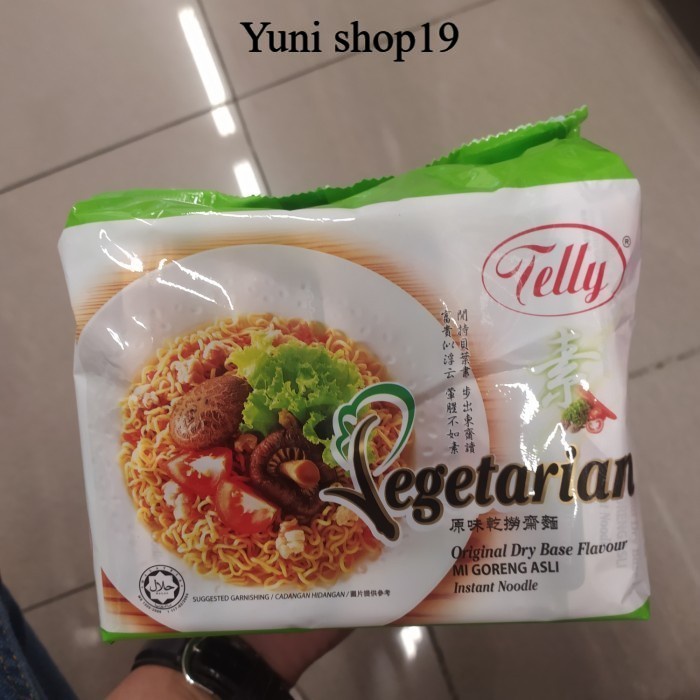 

telly vegetarian original - mie original isi 5 pack