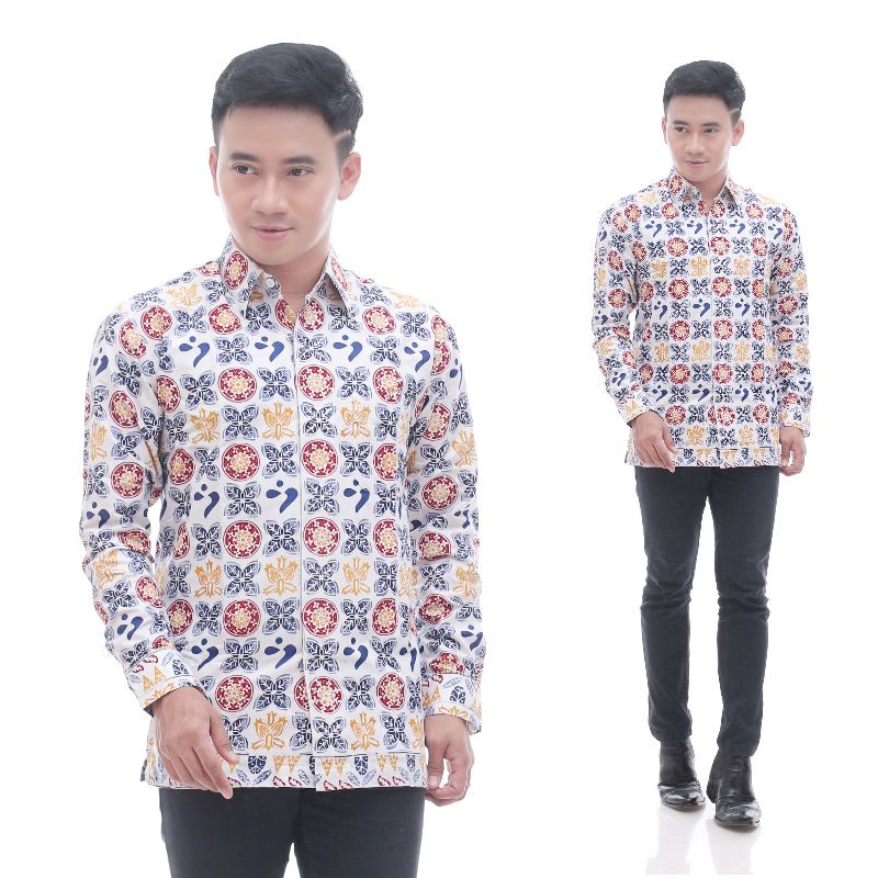 Kemeja batik cap motif Bangga Kencana seragam Kantor BKKBN