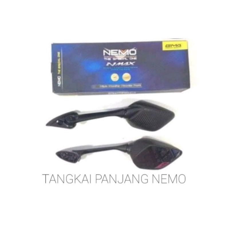 BREKET SERPO+SPION R25 CARBON NEMO/TANGKAI PANJANG/PENDEK NEMO MOTOR ADV 150 PNP