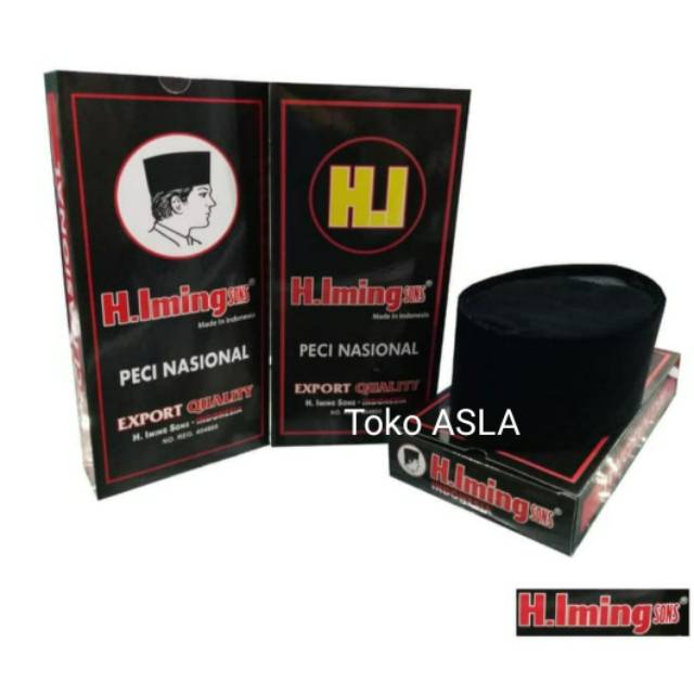 Peci hitam / peci songkok / peci hj iming