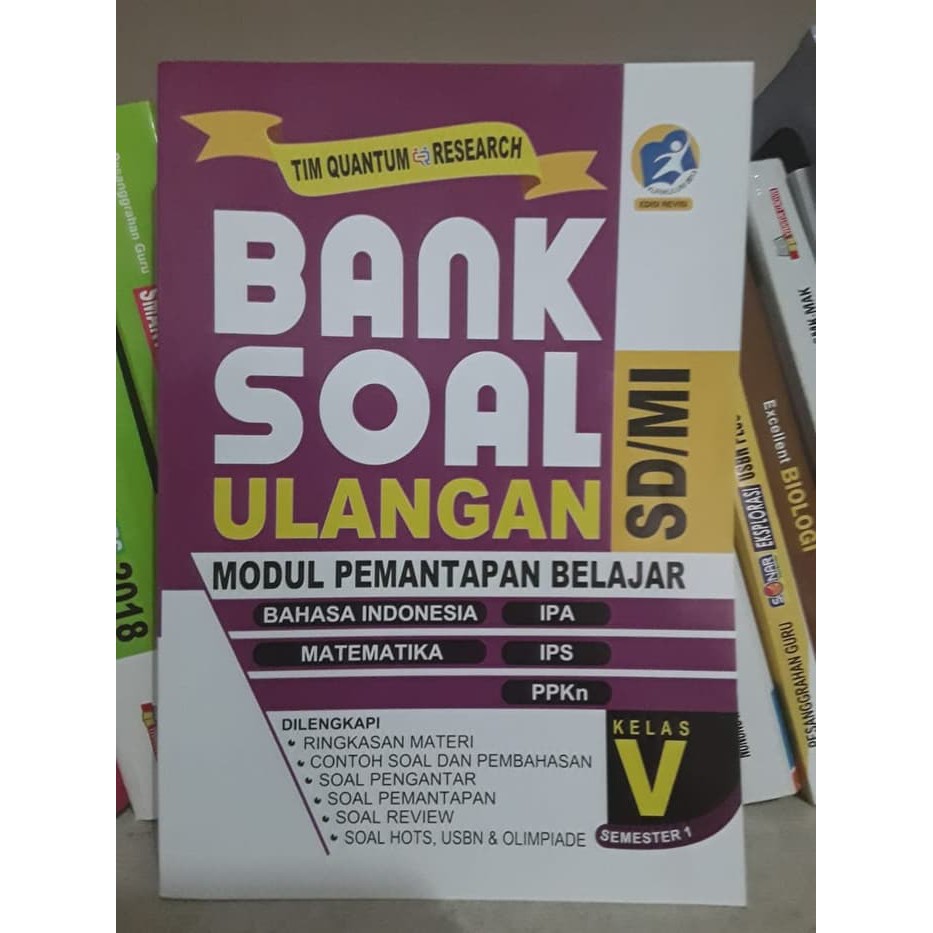 Soal Sd Bank Soal Ulangan Modul Sd Mi Kelas V Semester 1 Shopee Indonesia