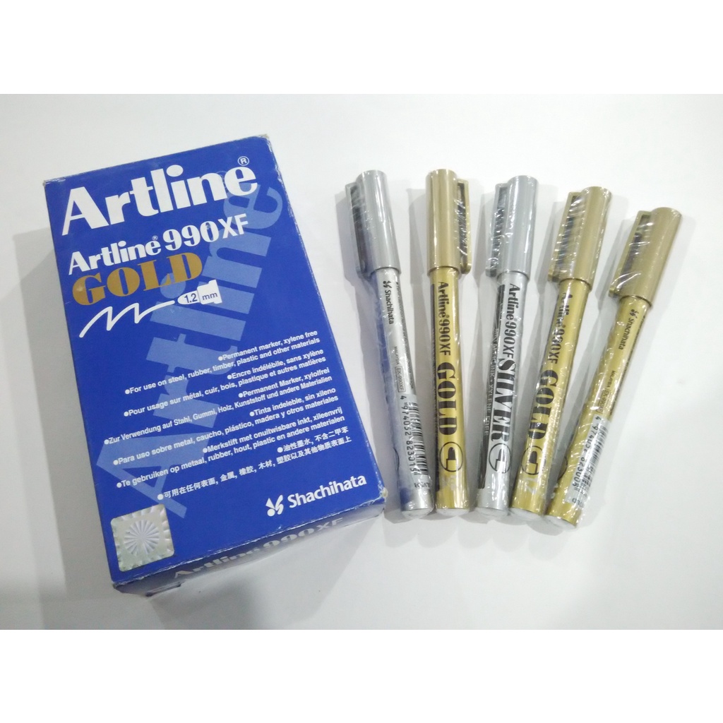 

Spidol Metalik Artline 999XF Gold & Silver